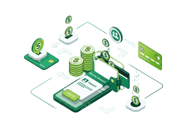 Deposit illustration